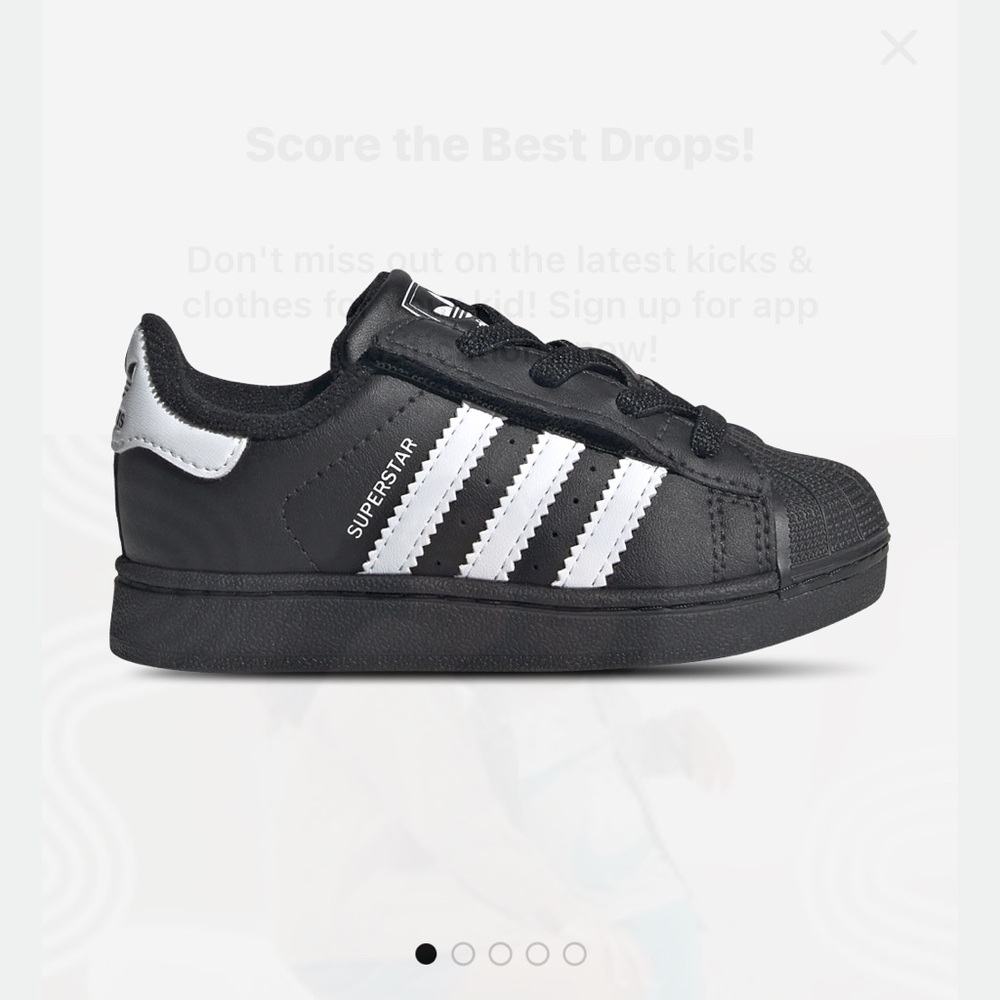 Adidas Superstar Black with White Stripes